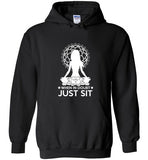 Sitting lotus hoodie