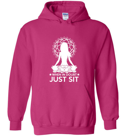 Sitting lotus hoodie