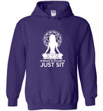 Sitting lotus hoodie